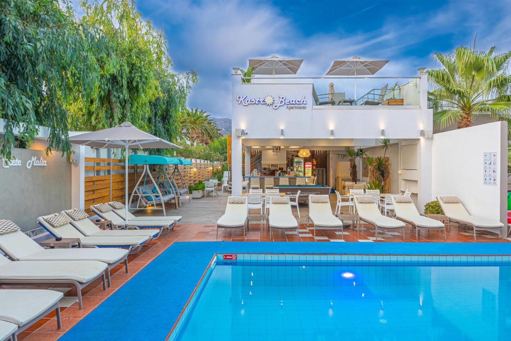 מאליה Kastro Beach Apartments מראה חיצוני תמונה